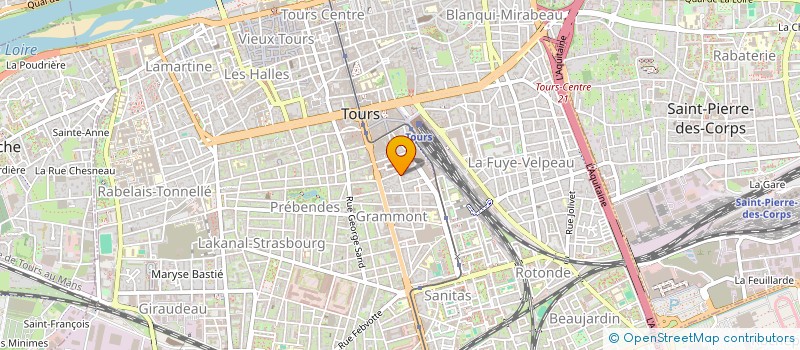 localisation de l'entreprise MADAME LEA CAMILLE EVA BERESFORD  TOURS