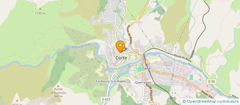 localisation de l'entreprise MADAME LEA CAMPANA à CORTE