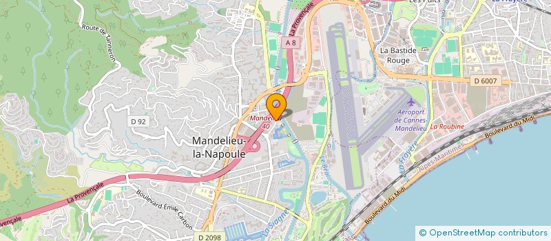 localisation de l'entreprise MADAME LEA CAMPMAS à MANDELIEU-LA-NAPOULE