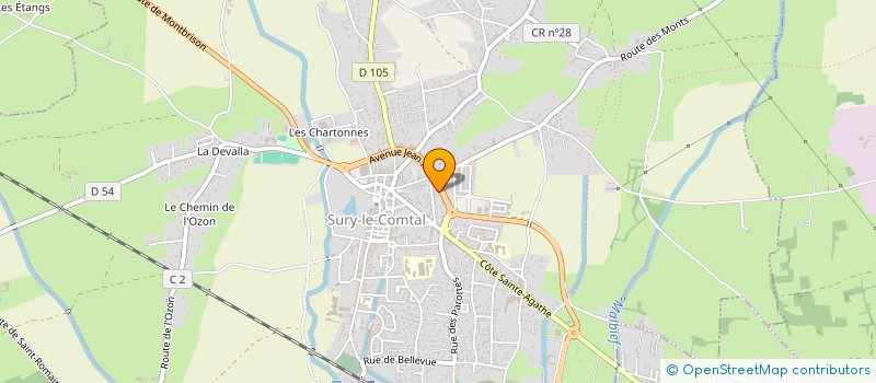 localisation de l'entreprise MADAME LEA CAN  SURY-LE-COMTAL