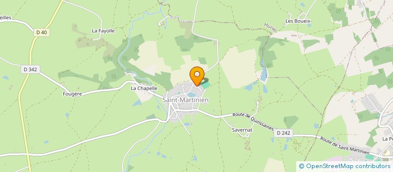 localisation de l'entreprise MADAME LEA CANTE  SAINT-MARTINIEN