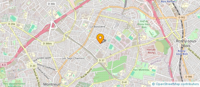 localisation de l'entreprise MADAME LEA CAPPELLO à MONTREUIL