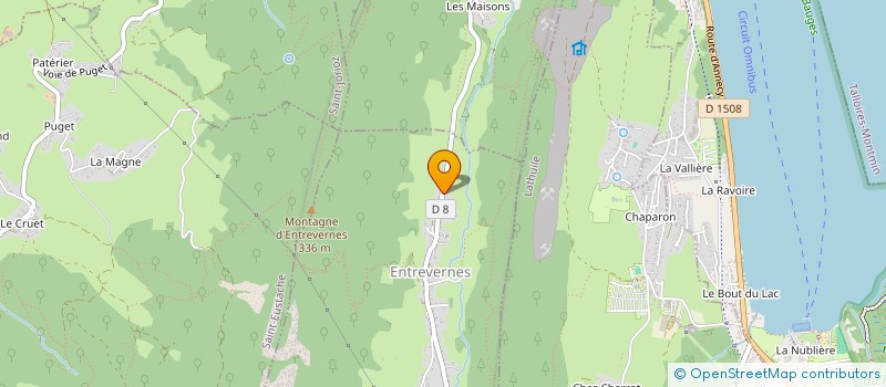 localisation de l'entreprise MADAME LEA CARBONNELLE  ENTREVERNES