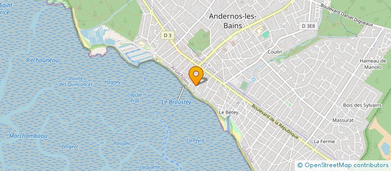 localisation de l'entreprise MADAME LEA CARLE  ANDERNOS-LES-BAINS