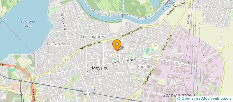 localisation de l'entreprise MADAME LEA CARON  MEYZIEU