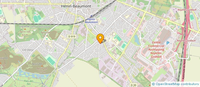 localisation de l'entreprise MADAME LEA CARON à HENIN-BEAUMONT
