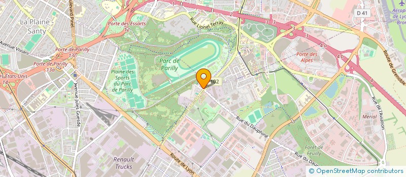 localisation de l'entreprise MADAME LEA CARTON  VENISSIEUX