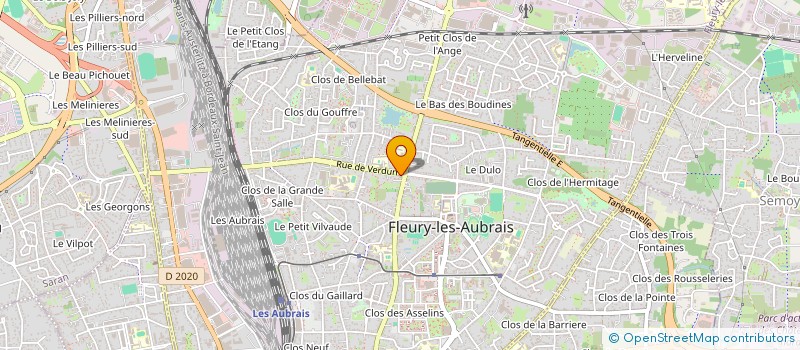 localisation de l'entreprise MADAME LEA CASSIER à FLEURY-LES-AUBRAIS