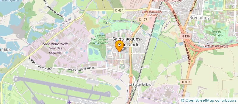 localisation de l'entreprise MADAME LEA CASTEL  SAINT-JACQUES-DE-LA-LANDE