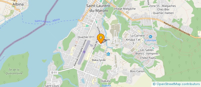 localisation de l'entreprise MADAME LEA CASTOLI à SAINT-LAURENT-DU-MARONI
