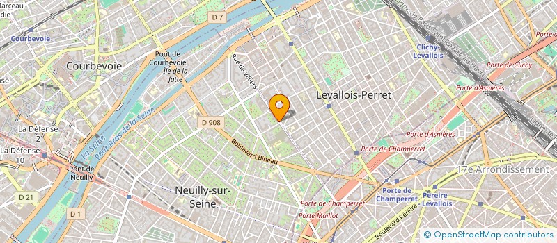 localisation de l'entreprise MADAME LEA CAULLERY à NEUILLY-SUR-SEINE