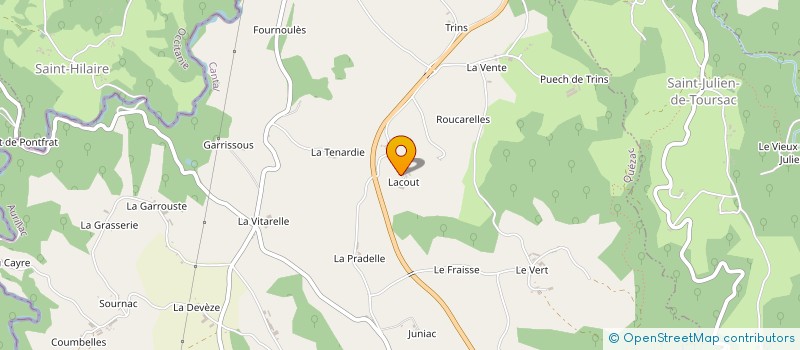 localisation de l'entreprise MADAME LEA CAUMEL à QUEZAC