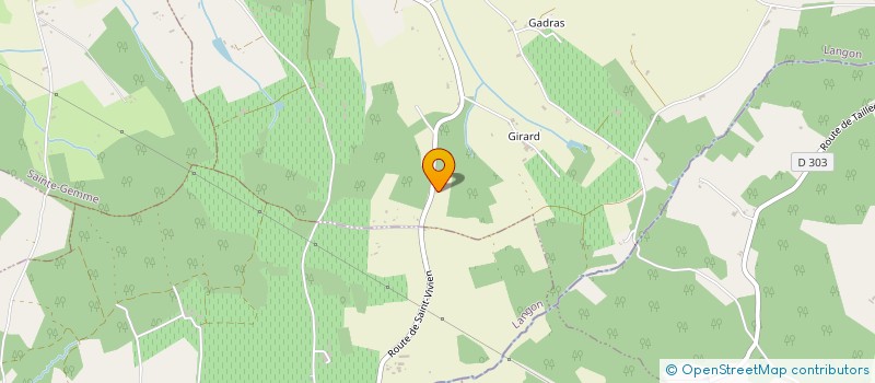 localisation de l'entreprise MADAME LEA CAUSSON  SAINT-VIVIEN-DE-MONSEGUR