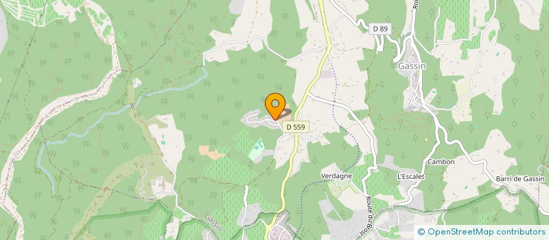 localisation de l'entreprise MADAME LEA CAUVIN  GASSIN