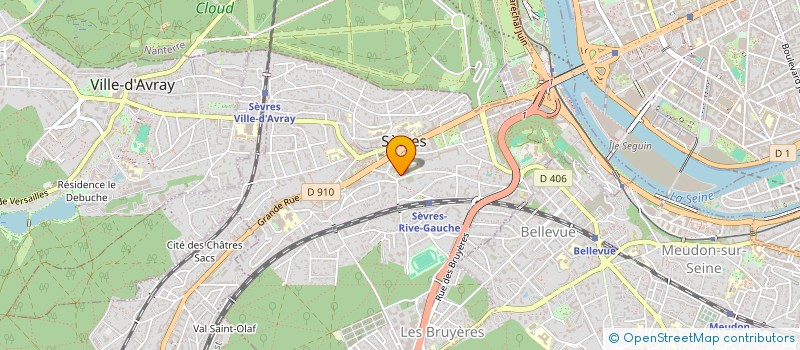 localisation de l'entreprise MADAME LEA CAVALIER à SEVRES
