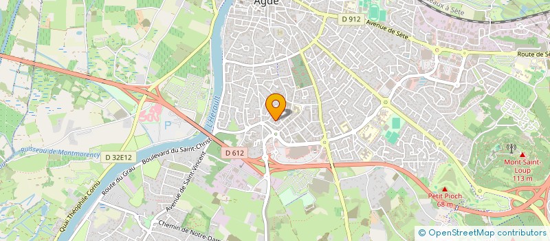 localisation de l'entreprise MADAME LEA CAVET  AGDE