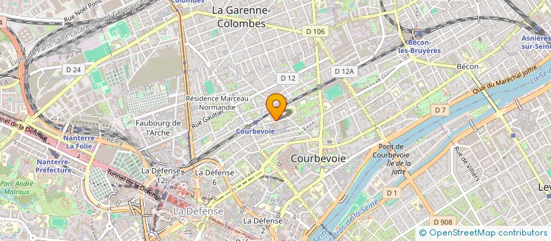 localisation de l'entreprise MADAME LEA CEBRIAN à COURBEVOIE