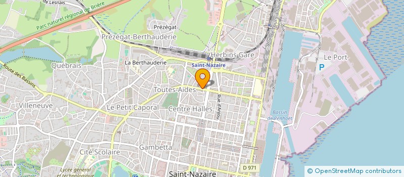 localisation de l'entreprise MADAME LEA CESBRON  SAINT-NAZAIRE