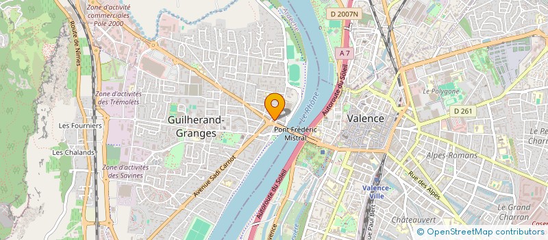 localisation de l'entreprise MADAME LEA CHAPELLE  GUILHERAND-GRANGES