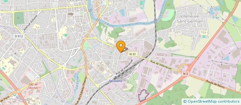 localisation de l'entreprise MADAME LEA CHARPENTIER à SOISSONS