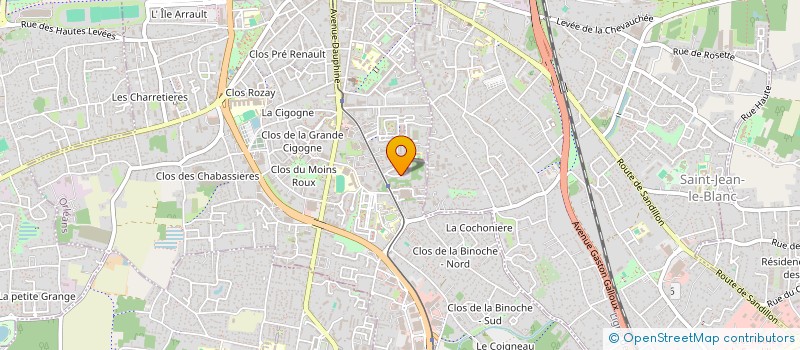 localisation de l'entreprise MADAME LEA CHARPENTIER à ORLEANS