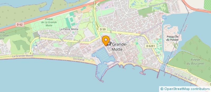 localisation de l'entreprise MADAME LEA CHARROIN à LA GRANDE-MOTTE