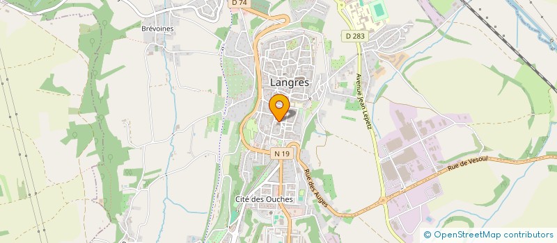 localisation de l'entreprise MADAME LEA CHAUDOUET à LANGRES