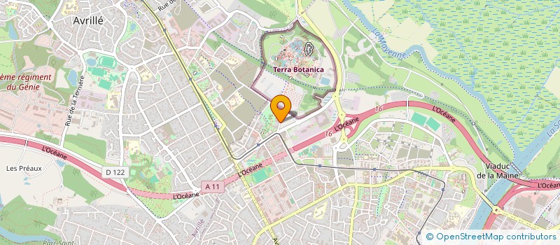 localisation de l'entreprise MADAME LEA CHAUVAT  ANGERS