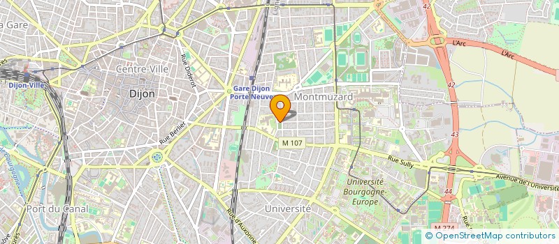 localisation de l'entreprise MADAME LEA CHIARI  DIJON