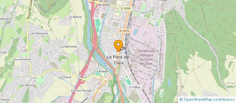 localisation de l'entreprise MADAME LEA CHOQUET  LE PONT-DE-CLAIX