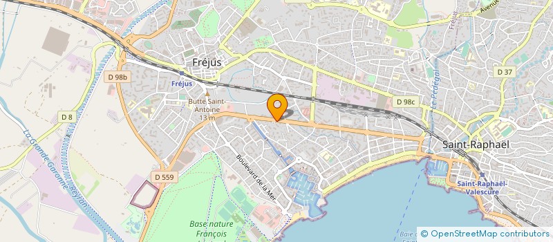 localisation de l'entreprise MADAME LEA CICCARELLI à FREJUS