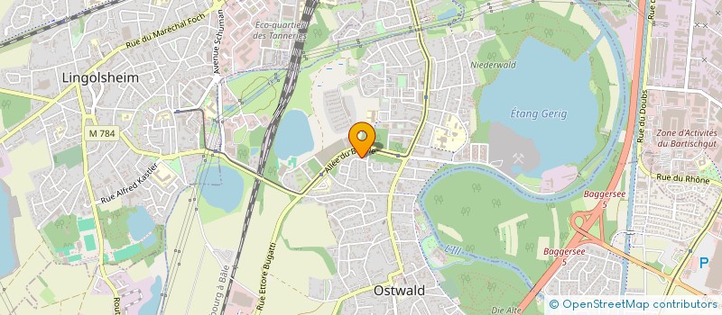 localisation de l'entreprise MADAME LEA CIJAK  OSTWALD