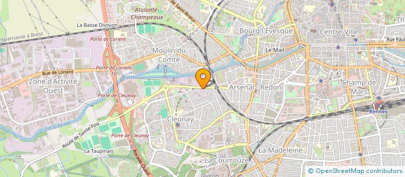 localisation de l'entreprise MADAME LEA CLERMONT à RENNES