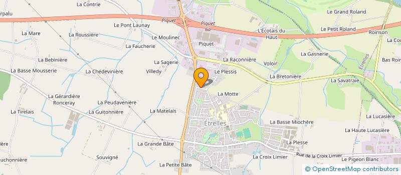 localisation de l'entreprise MADAME LEA COCHET  ETRELLES