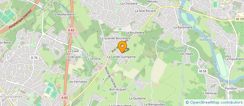 localisation de l'entreprise MADAME LEA COGREL à VERTOU
