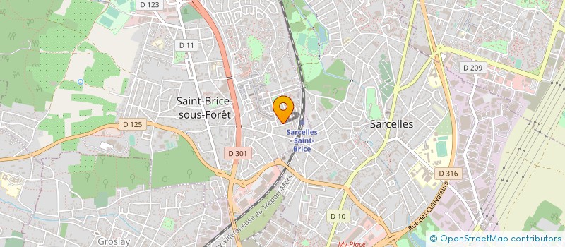 localisation de l'entreprise MADAME LEA COHEN-SABBAN à SAINT-BRICE-SOUS-FORET