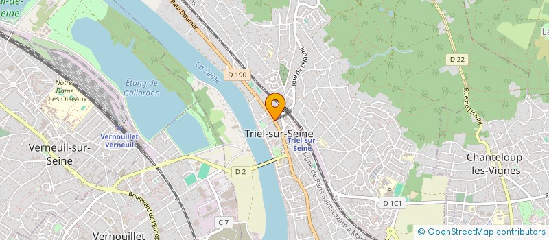 localisation de l'entreprise MADAME LEA COLIN  TRIEL-SUR-SEINE