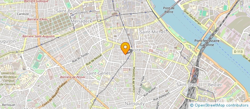 localisation de l'entreprise MADAME LEA CONDAT  BORDEAUX