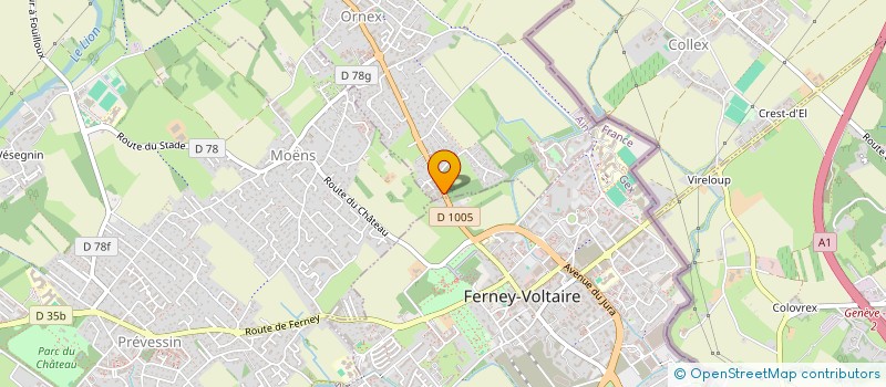 localisation de l'entreprise MADAME LEA CONSTANCE CAMILL BRAVO  ORNEX