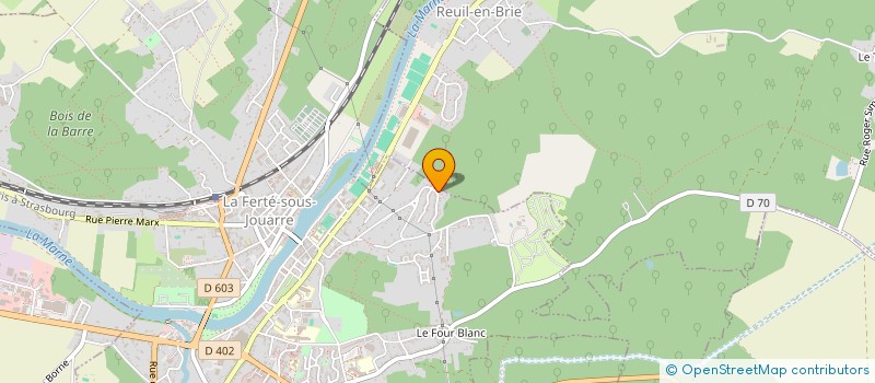 localisation de l'entreprise MADAME LEA CONSTANTIN à LA FERTE-SOUS-JOUARRE