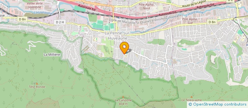 localisation de l'entreprise MADAME LEA COPPOLANI  LA PENNE-SUR-HUVEAUNE