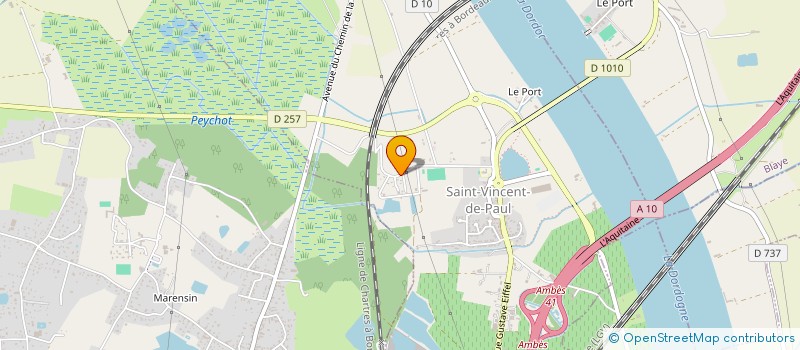 localisation de l'entreprise MADAME LEA CORCHERO  SAINT-VINCENT-DE-PAUL