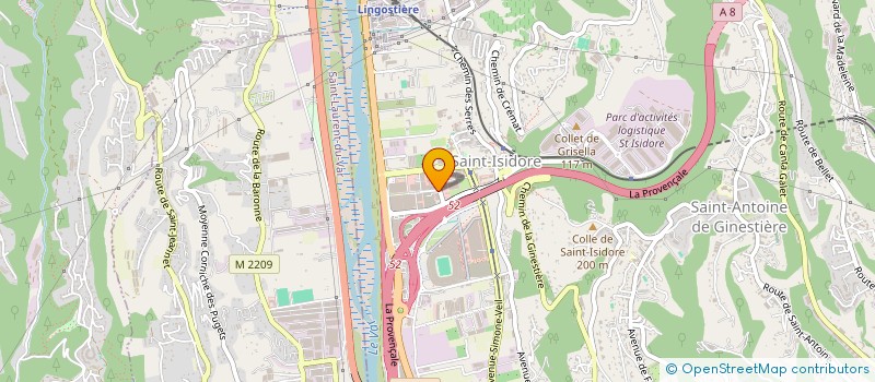 localisation de l'entreprise MADAME LEA CORNELIS  VALBONNE