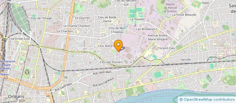 localisation de l'entreprise MADAME LEA COUEGNIAS  ORLEANS