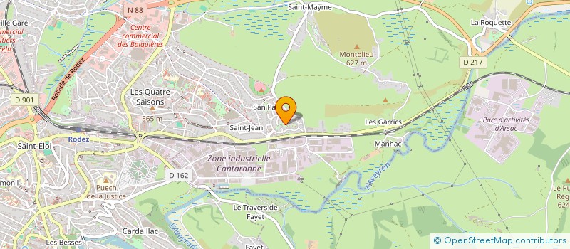 localisation de l'entreprise MADAME LEA COULON  ONET-LE-CHATEAU