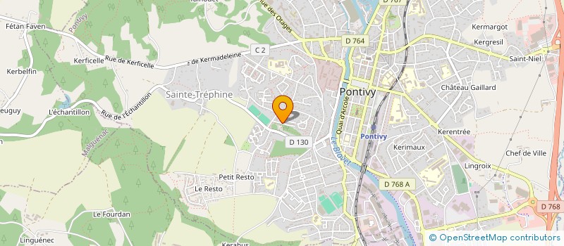 localisation de l'entreprise MADAME LEA COUNY  PONTIVY