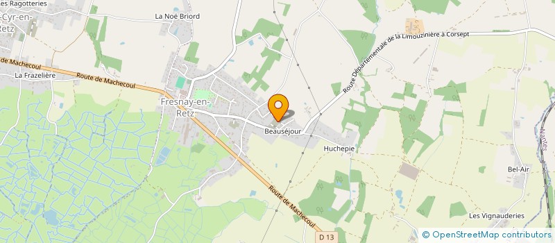 localisation de l'entreprise MADAME LEA COUSTEAUX  VILLENEUVE-EN-RETZ