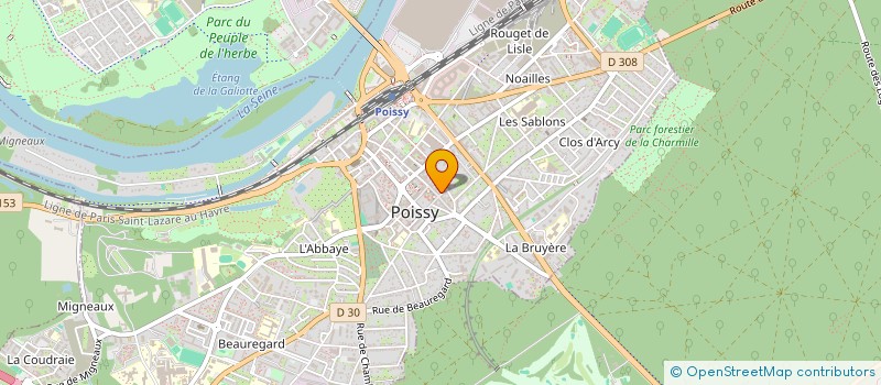 localisation de l'entreprise MADAME LEA COUVERTURE à POISSY