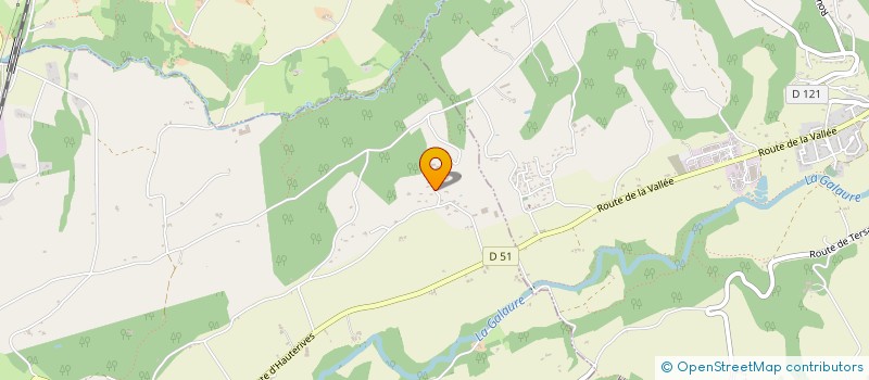 localisation de l'entreprise MADAME LEA CROS  CHATEAUNEUF-DE-GALAURE