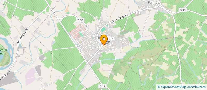 localisation de l'entreprise MADAME LEA CROUZET  THEZAN-LES-BEZIERS